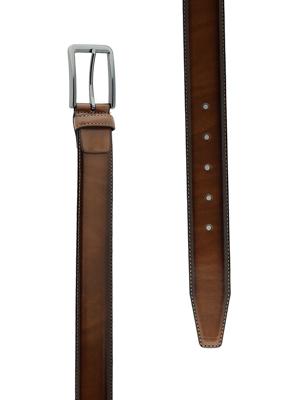 Kahverengi Erkek Deri Klasik Kemer-1