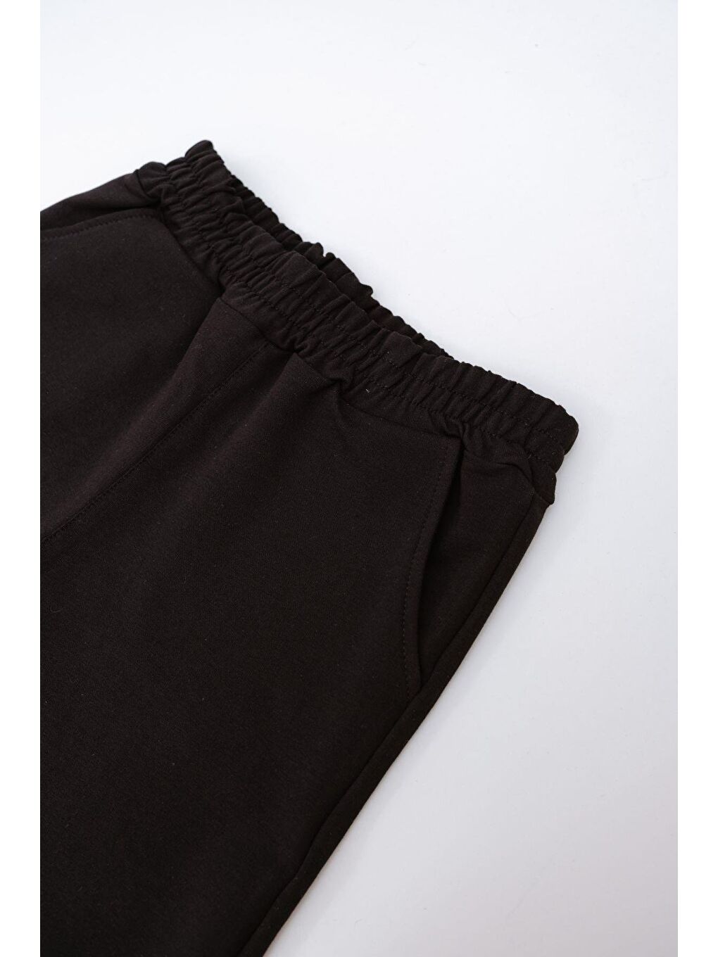 Kız Çocuk İspanyol Paça Eşofman Altı 761 Siyah-3