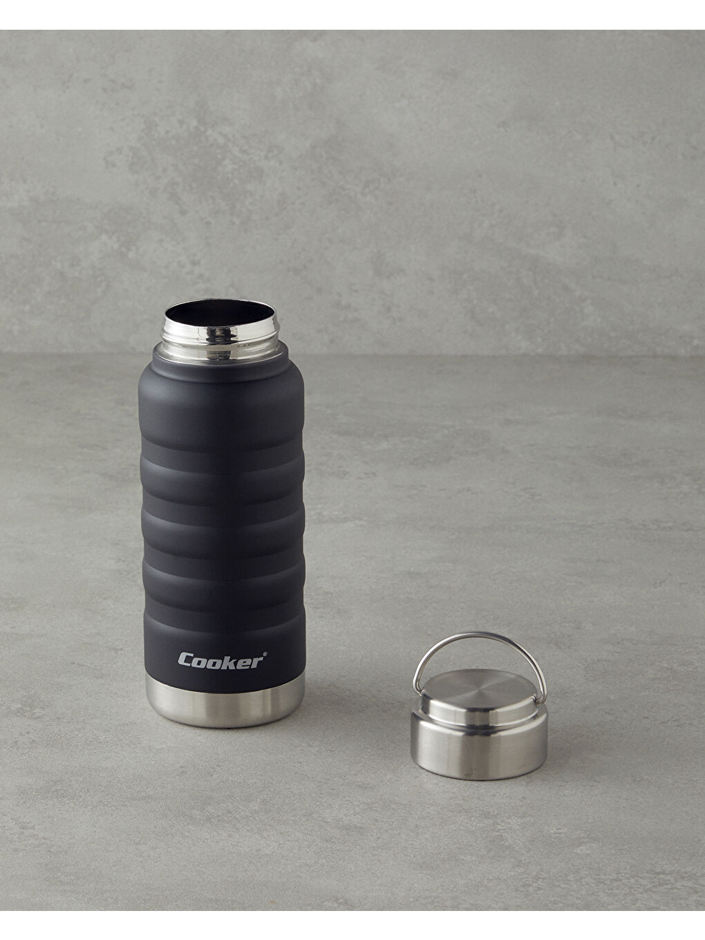 HeatMaster Çelik Travel Mug 400 ml Siyah-1