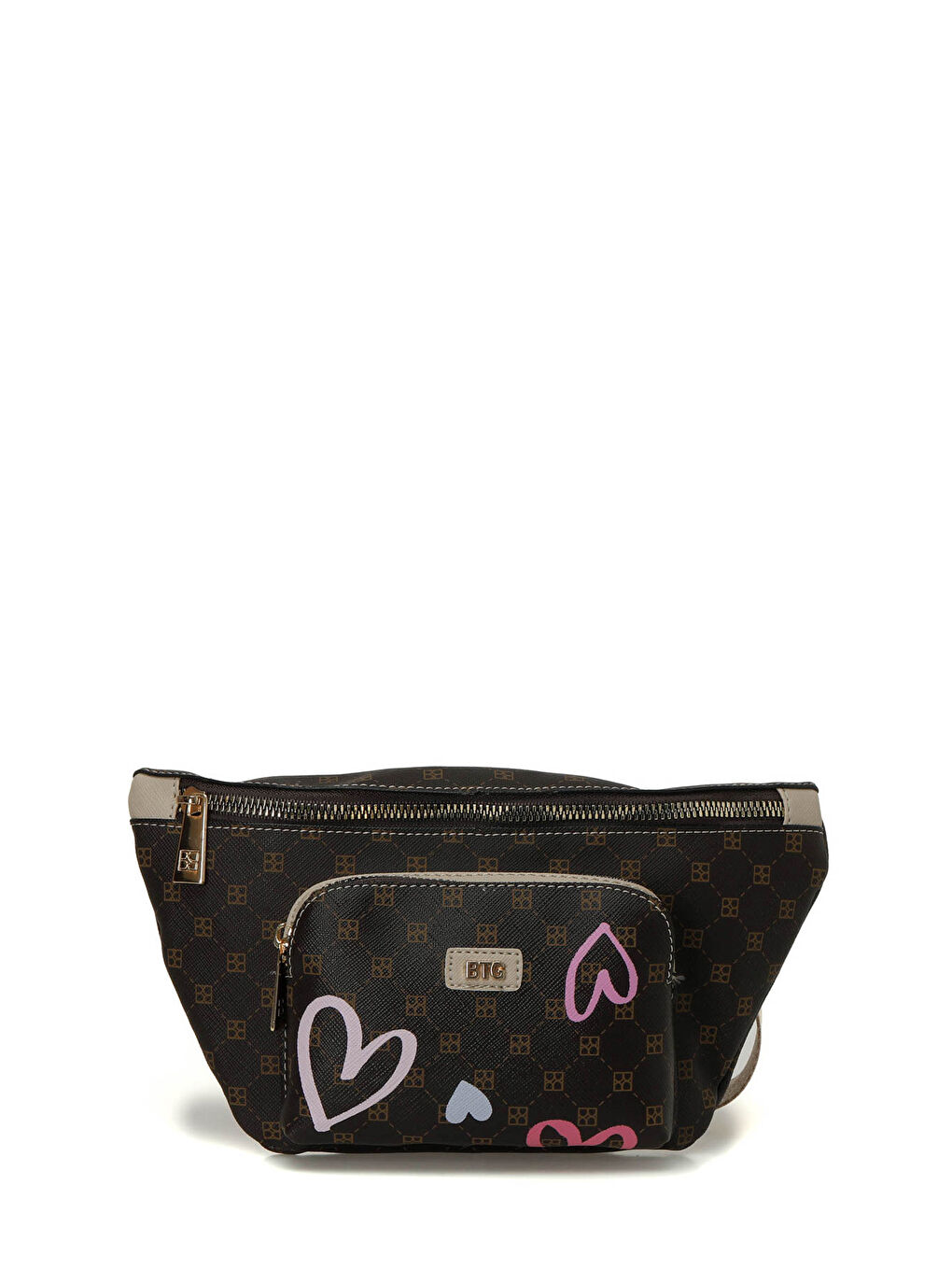 Kahverengi MNG KALP BSK BL 4PR KAHVE MULTI Kadın Bel Çantası