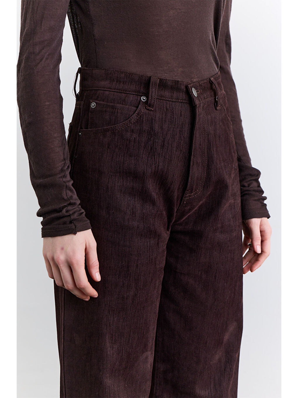 Studıo Denim Pantolon Kahverengi-3