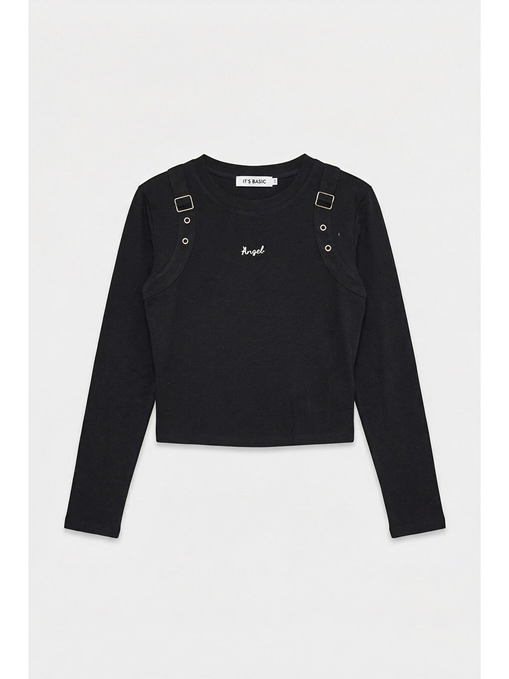 Kadın Siyah w5 Aksesuar Detaylı Özel Tasarım Body-1