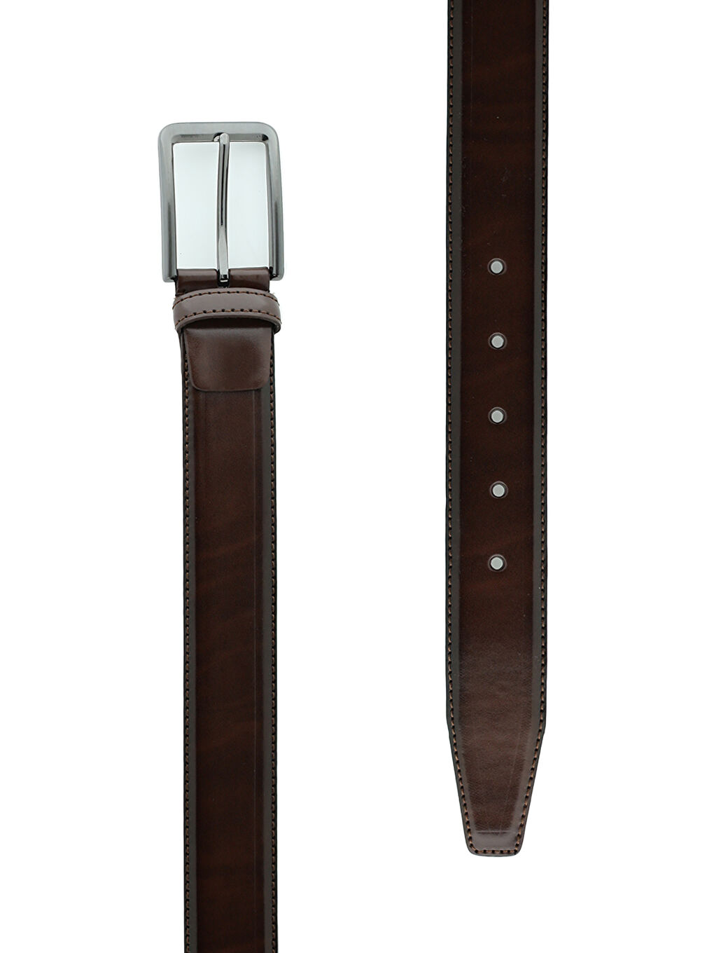 Kahverengi Erkek Deri Klasik Kemer-1