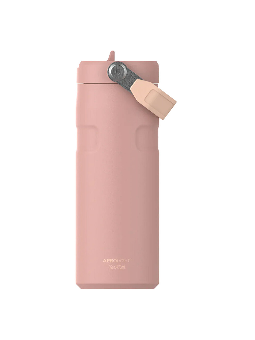 Renksiz The Iceflow Flip Straw 2.0 Pipetli Termos Bardak 0,47 Lt Peach Rose-2