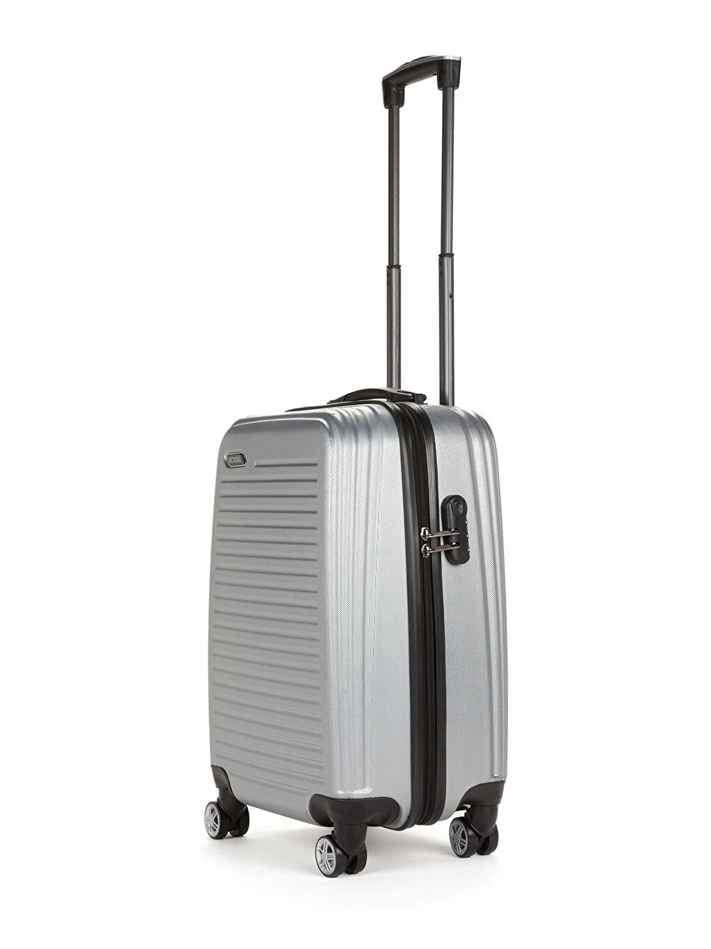 Gri ABS Unisex 55cm Kabin Boy Valiz FSL126-1