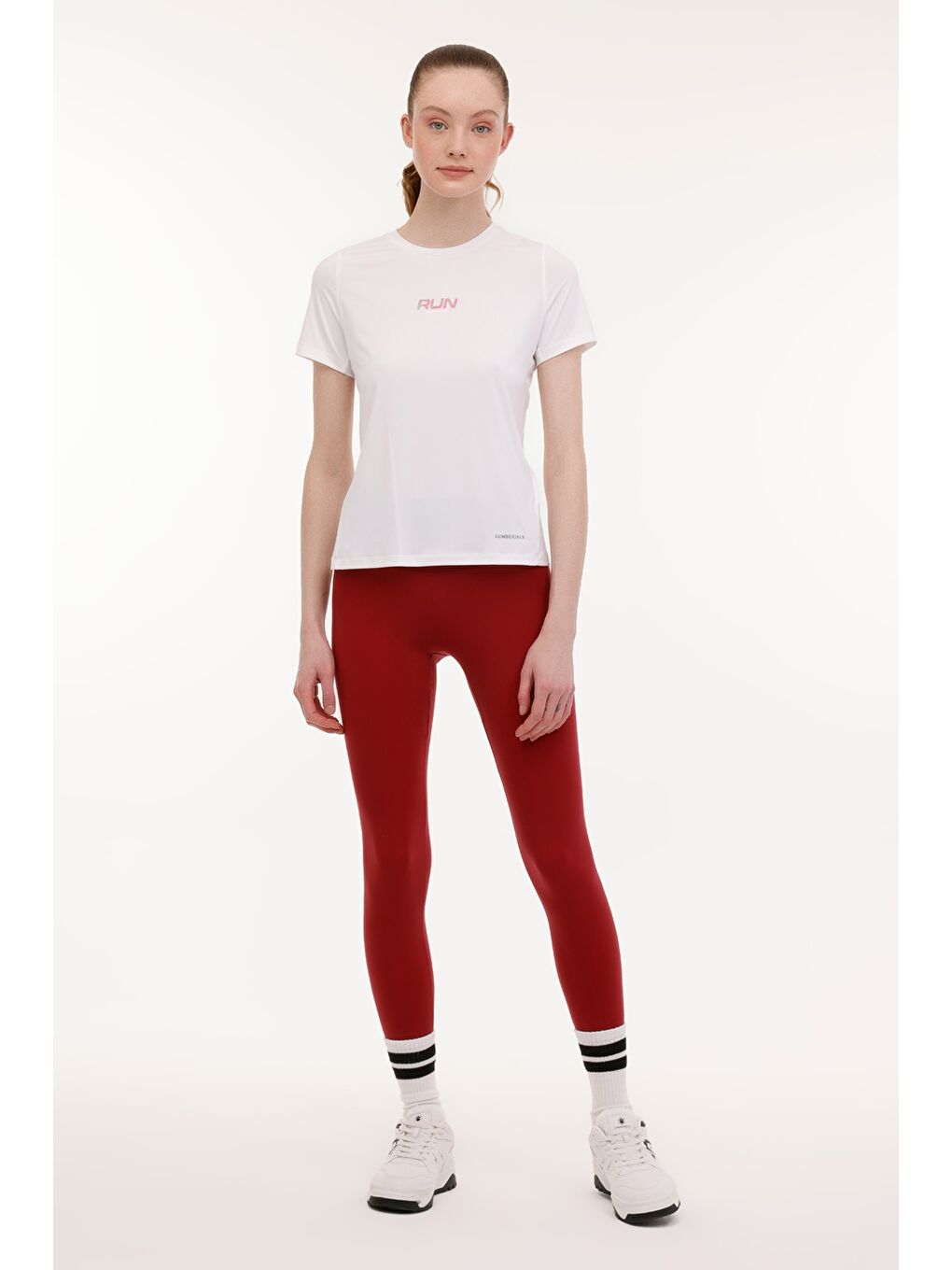 WL CHEN 11-162325105 4PR Beyaz Kadın Kısa Kol T-Shirt-2