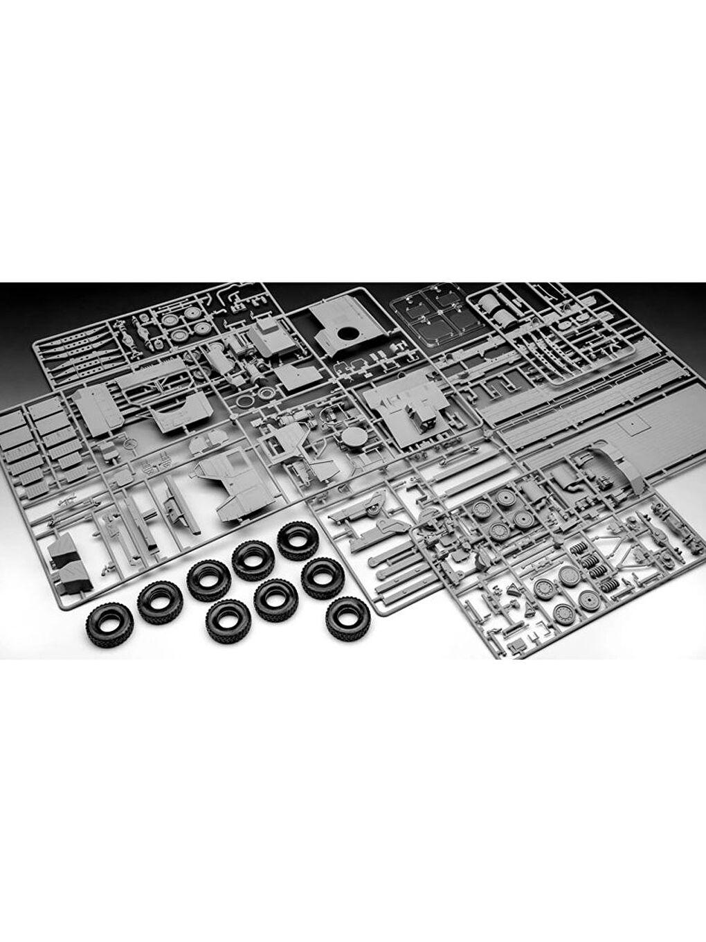 Maket Model Kit Askeri Araçlar MAN 10t milgl 8x8 3367-1