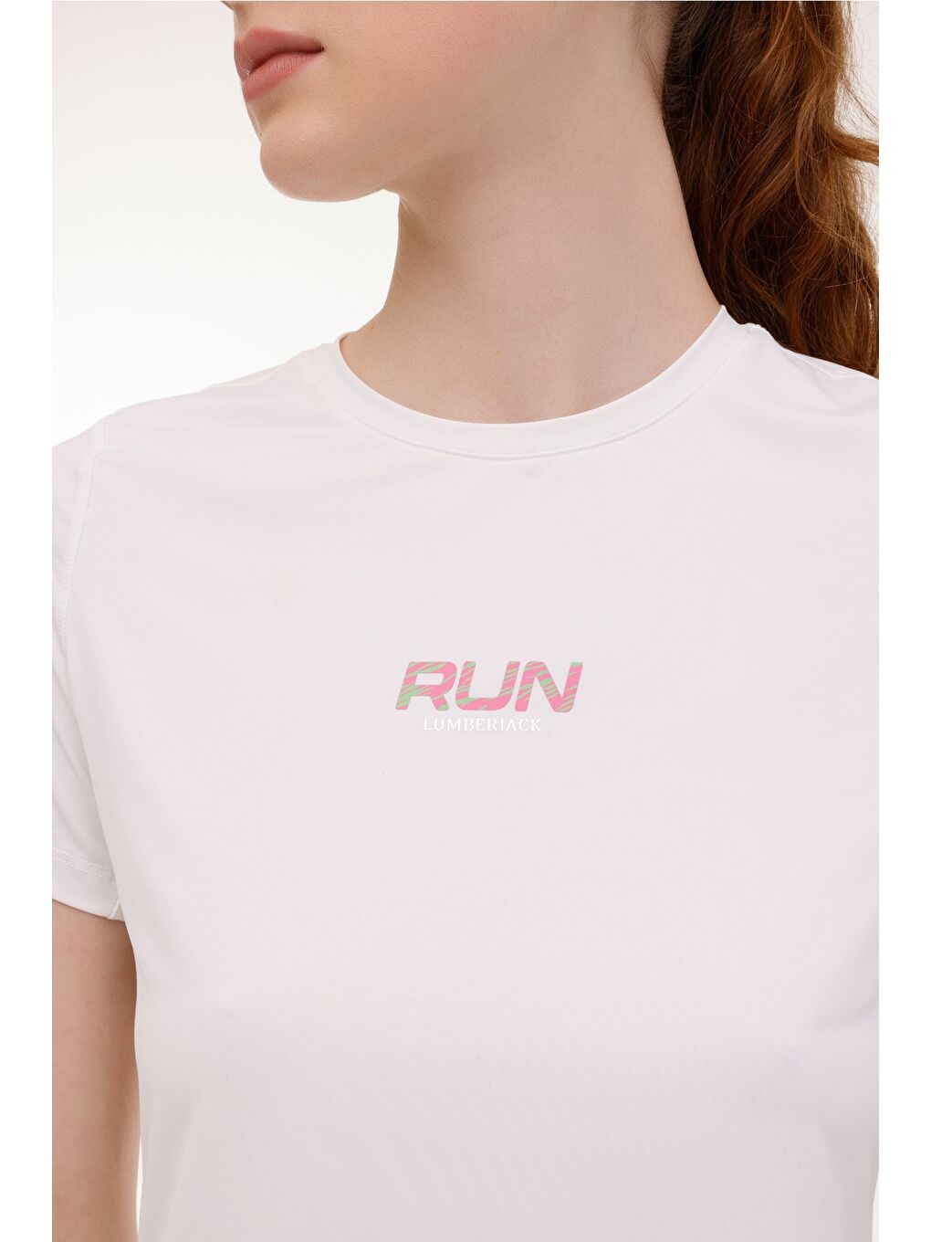 WL CHEN 11-162325105 4PR Beyaz Kadın Kısa Kol T-Shirt-3