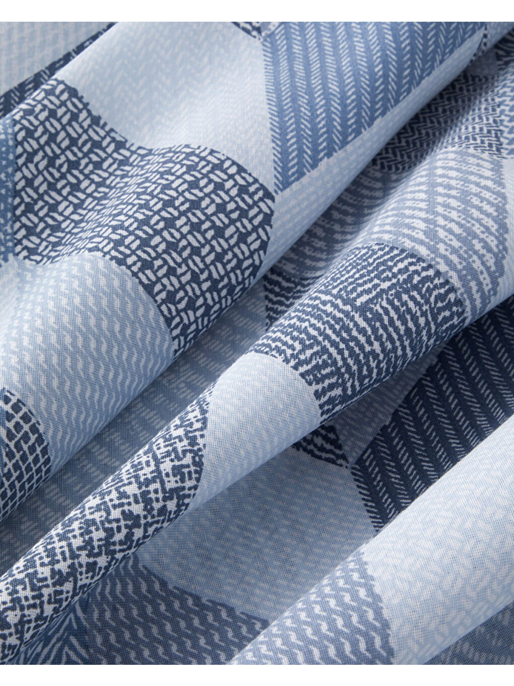 Linescape Kolay Ütülenir Çift Kişilik Nevresim Takımı 200x220 cm Açık Mavi-4