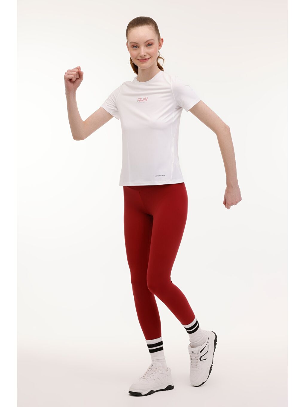 WL CHEN 11-162325105 4PR Beyaz Kadın Kısa Kol T-Shirt-4