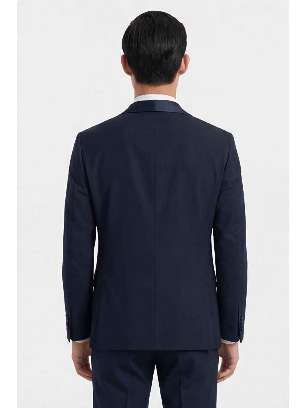 Koyu Lacivert Wedding Vest Suit-3