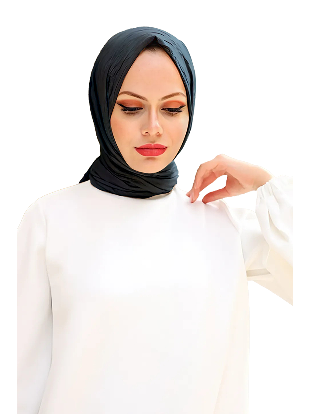 Antrasit Bambu Kraş Şal-1