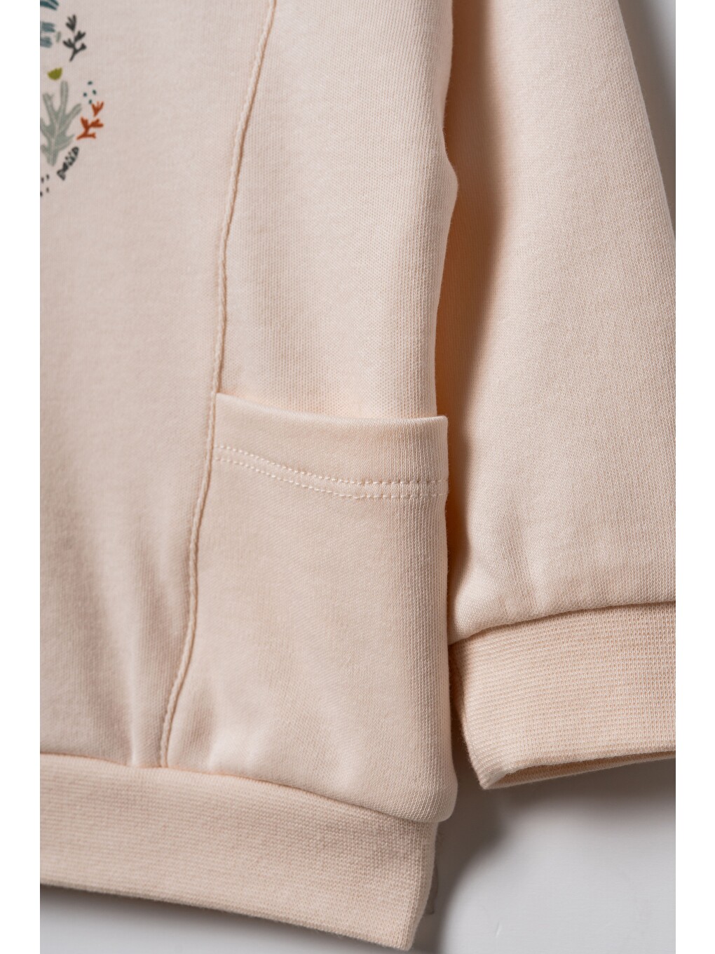Karışık Bebek Pamuklu Deniz Temalı Sweatshirt Eşofman Takımı-3