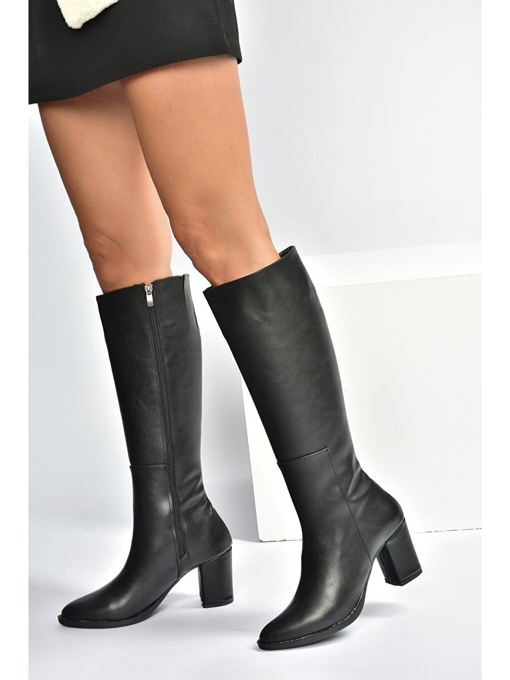 Siyah Kadın Çizme V965012509-2