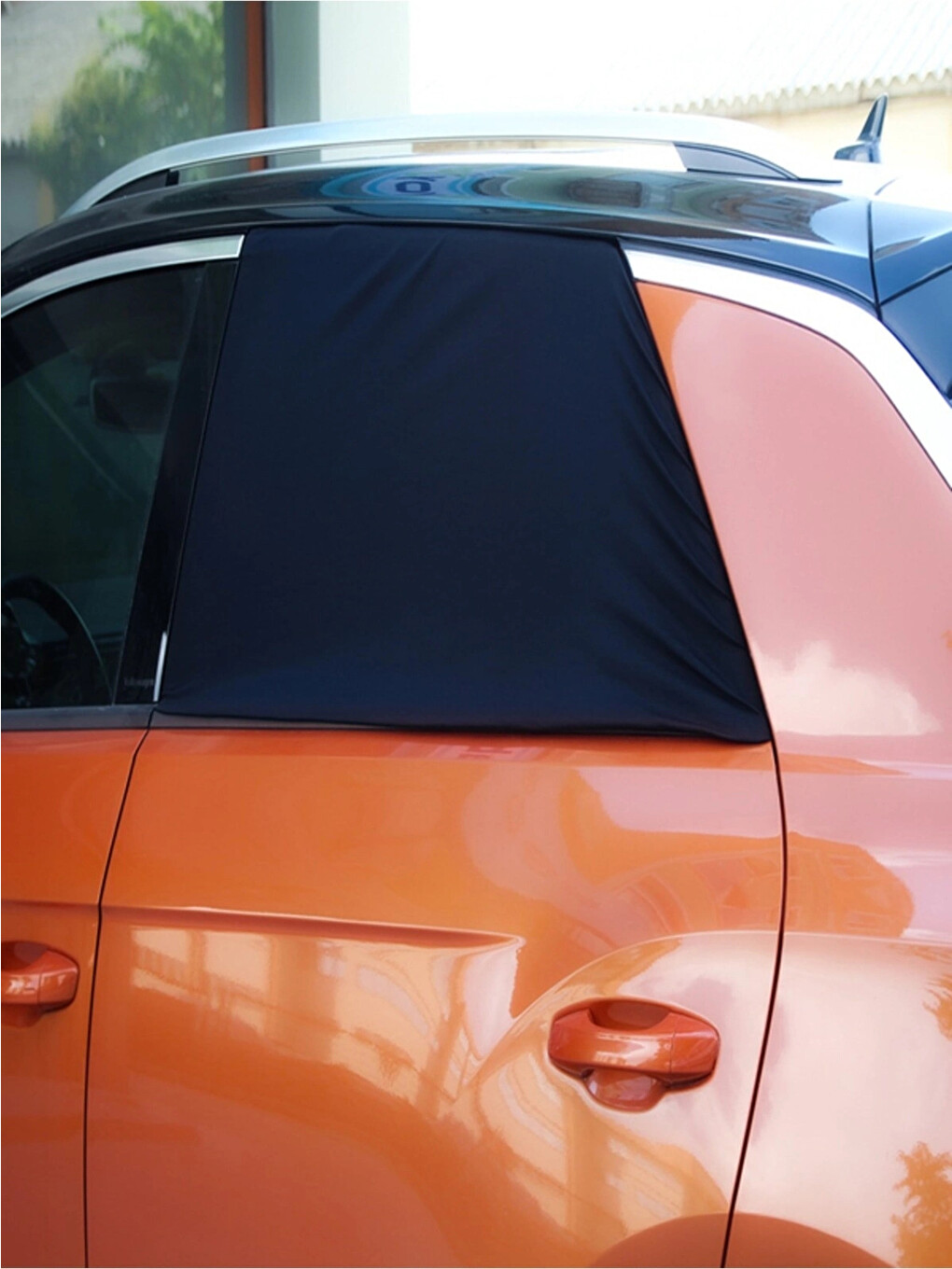 Bebek Oto Yan Cam Perdesi Suv Jeep Büyük Boy - 2 Adet (47x107cm)-4