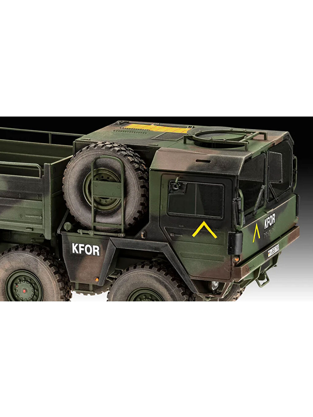 Maket Model Kit Askeri Araçlar MAN 10t milgl 8x8 3367-8