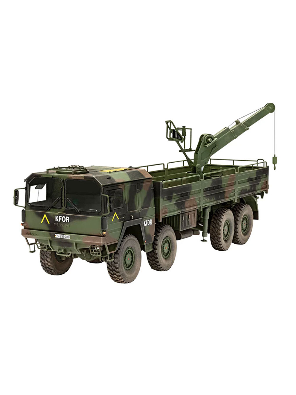 Maket Model Kit Askeri Araçlar MAN 10t milgl 8x8 3367-9