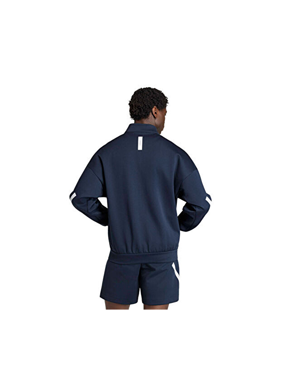 M Z.n.e. Tt Erkek Günlük Fermuarlı Sweatshirt Ke4716 Lacivert-1