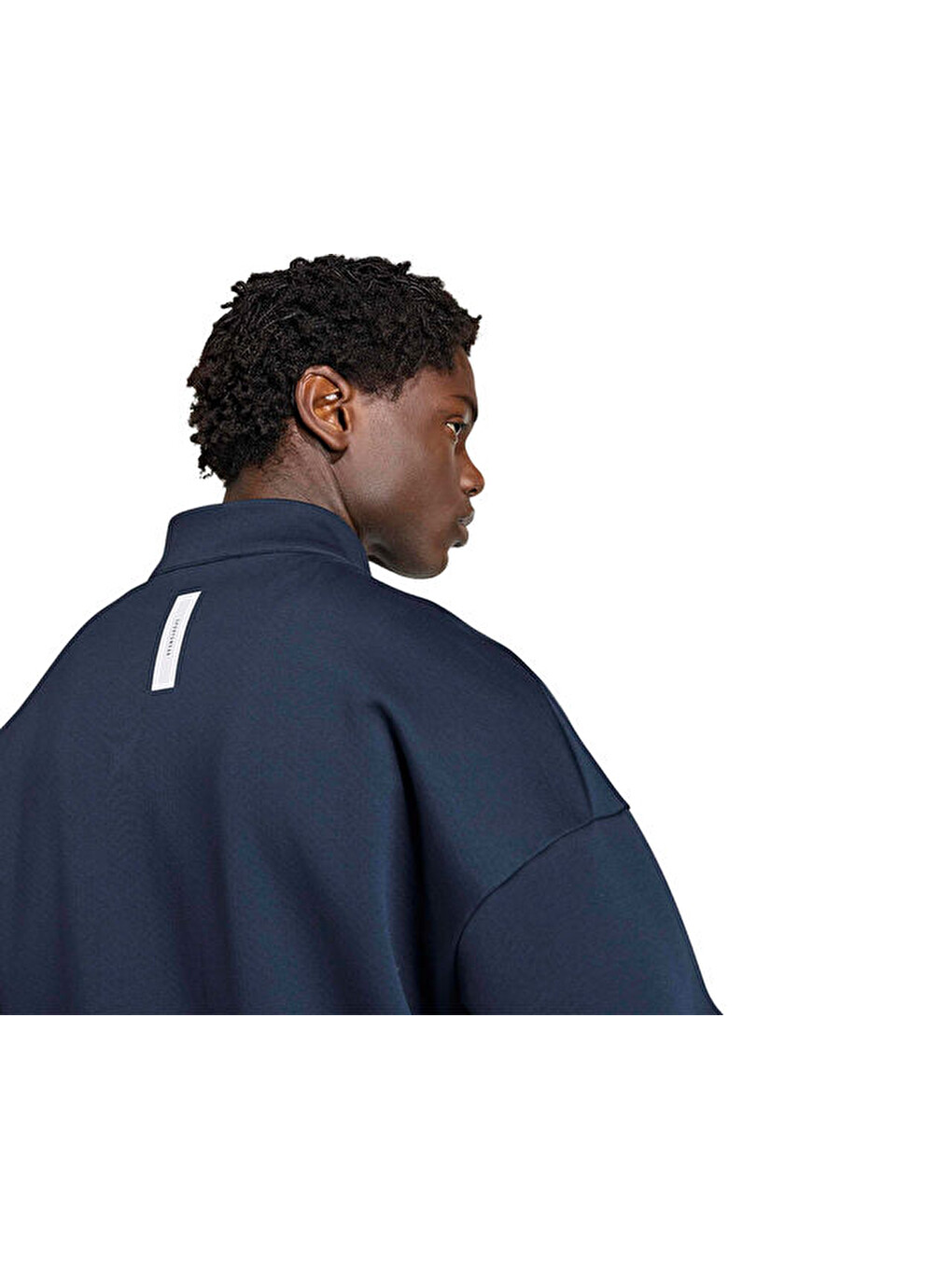 M Z.n.e. Tt Erkek Günlük Fermuarlı Sweatshirt Ke4716 Lacivert-4