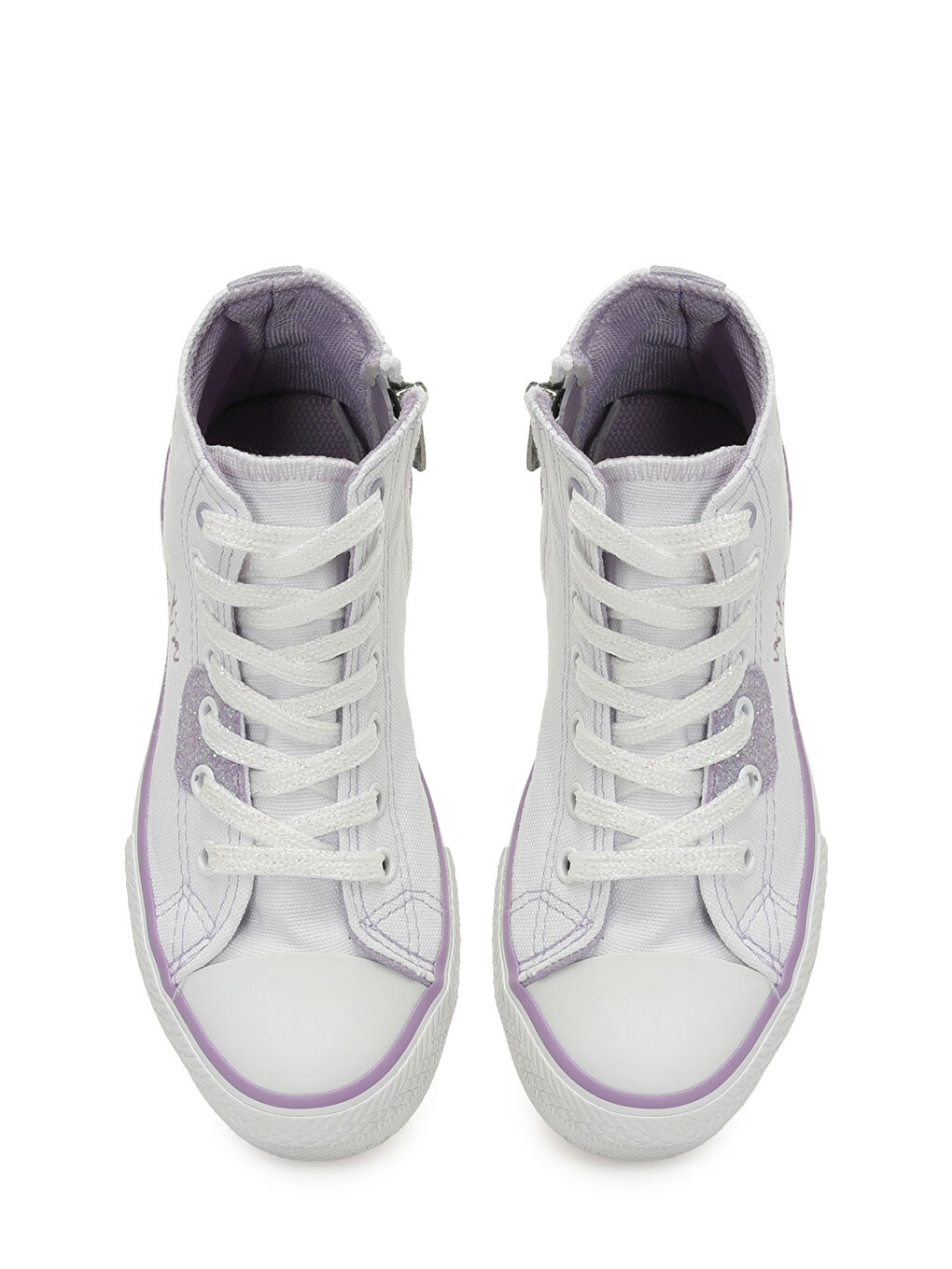 LOREN.F5FX Beyaz Kız Çocuk High Sneaker-3