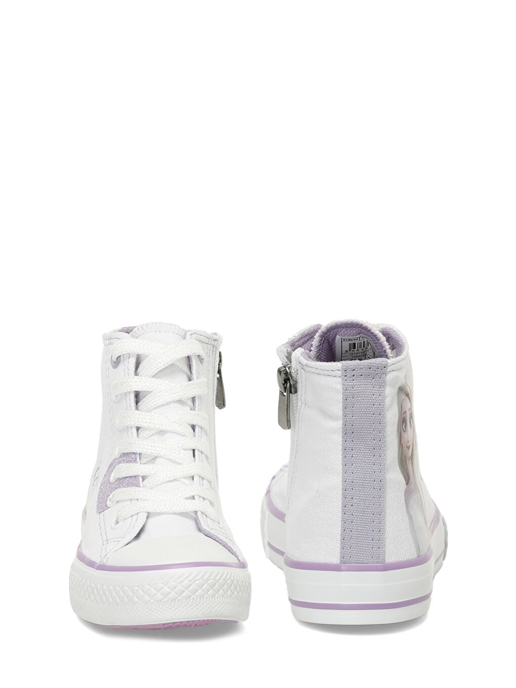 LOREN.F5FX Beyaz Kız Çocuk High Sneaker-4