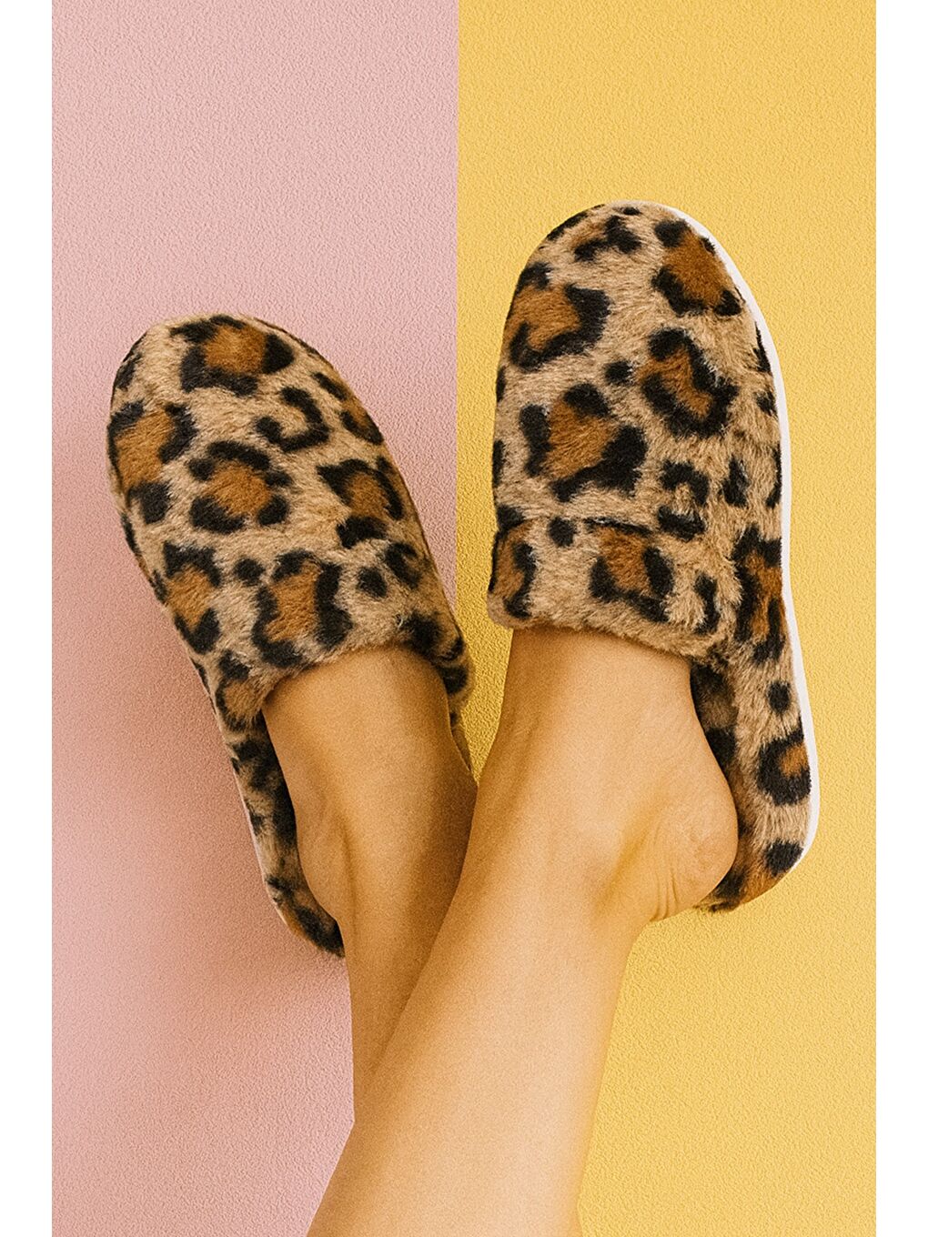 Karışık 3'lü Paket TÜYLÜ KAPALI Kapalı Kadın Terlik Ev Terliği-5