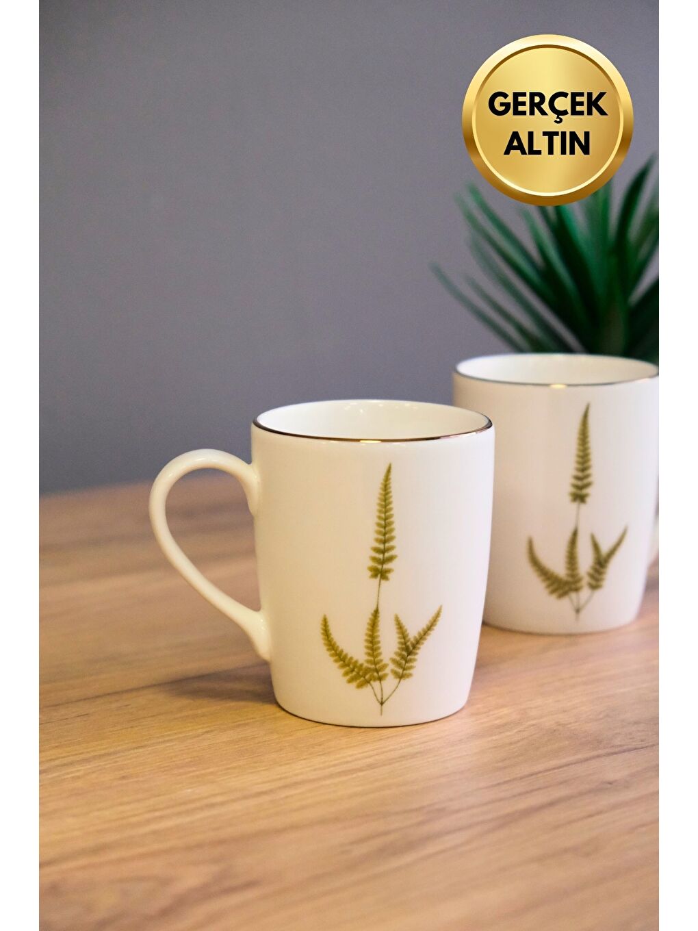 Karışık Porselen Natura Marinum Kulplu Mug Kupa 9cm 220ml 2 li-1