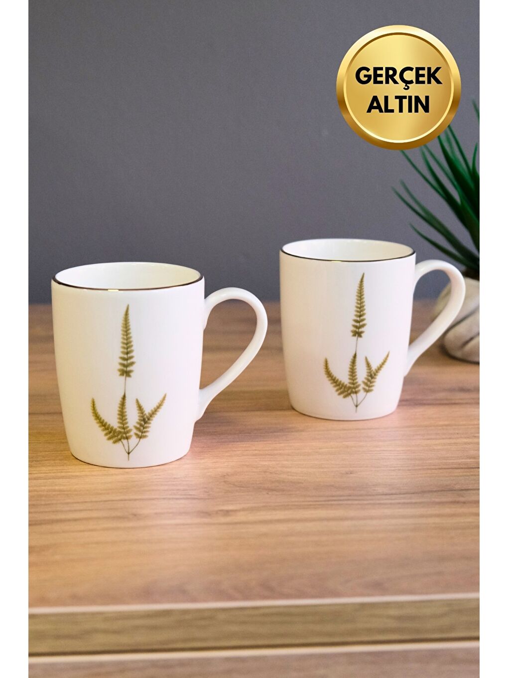 Karışık Porselen Natura Marinum Kulplu Mug Kupa 9cm 220ml 2 li-2
