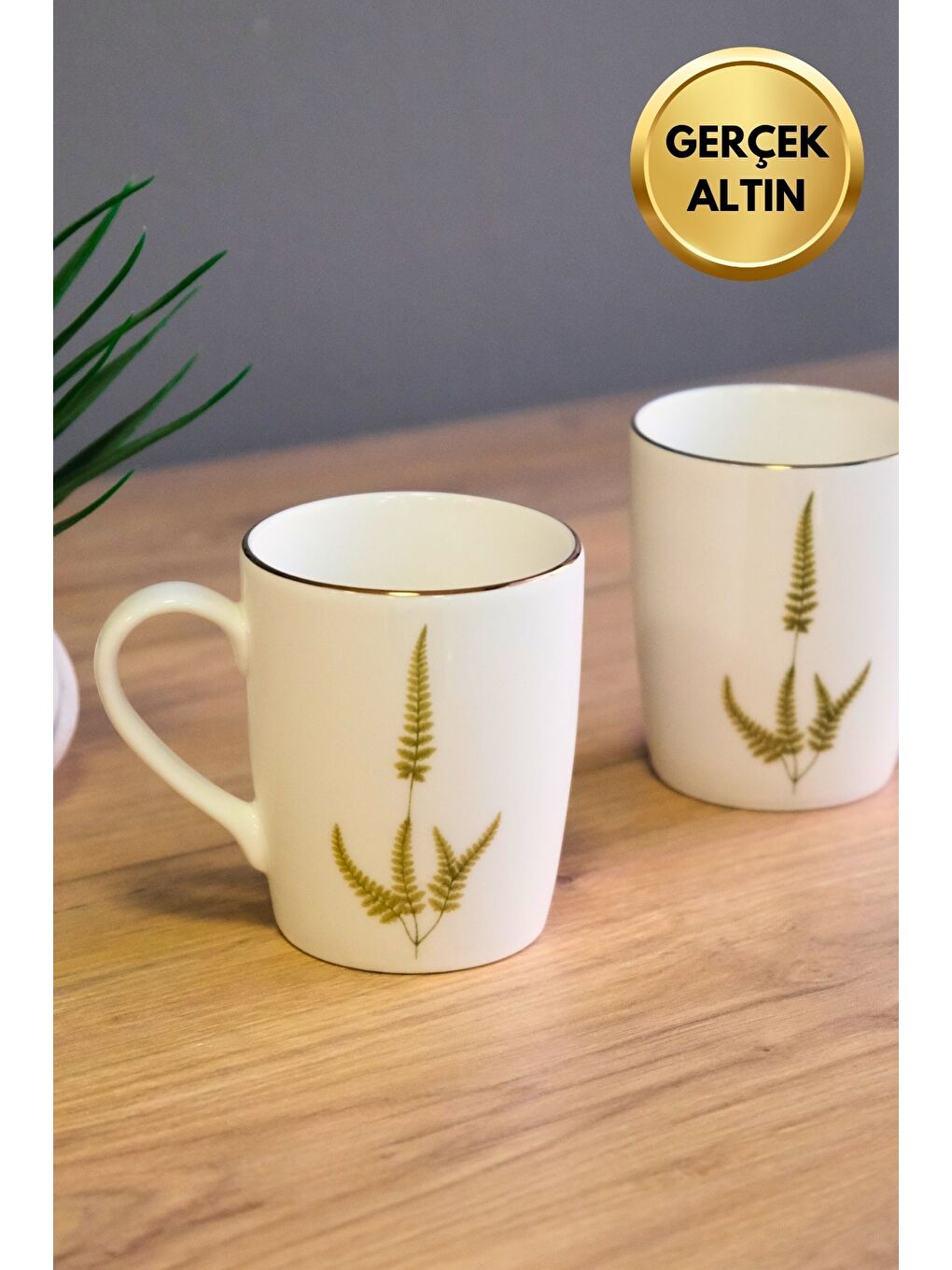 Karışık Porselen Natura Marinum Kulplu Mug Kupa 9cm 220ml 2 li-3