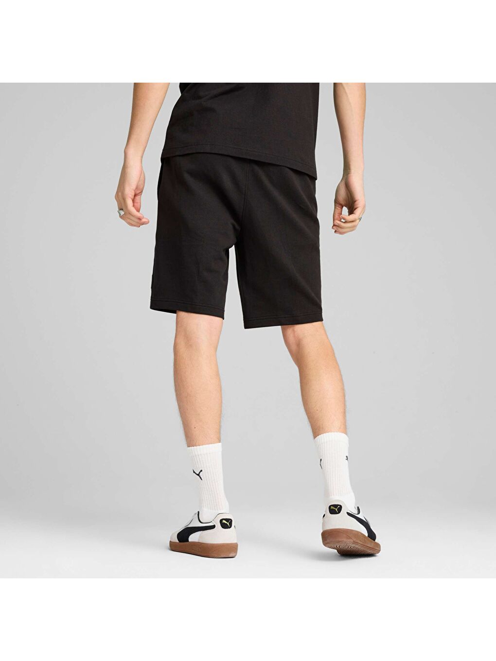 Siyah ESSENTIALS ELEVATED Erkek 9" Şort-2