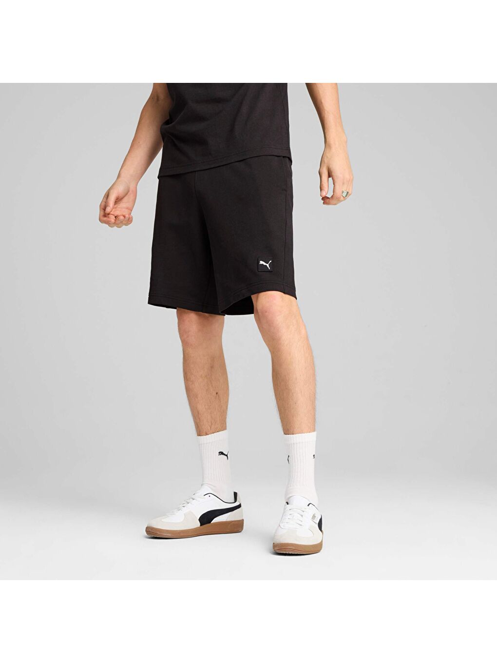 Siyah ESSENTIALS ELEVATED Erkek 9" Şort-4