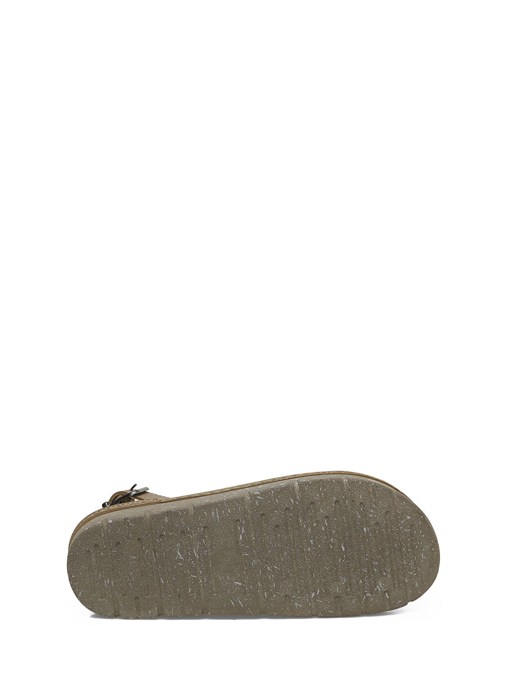 Bej 166931.NZ5FX Vizon Kadın Düz Sandalet-5