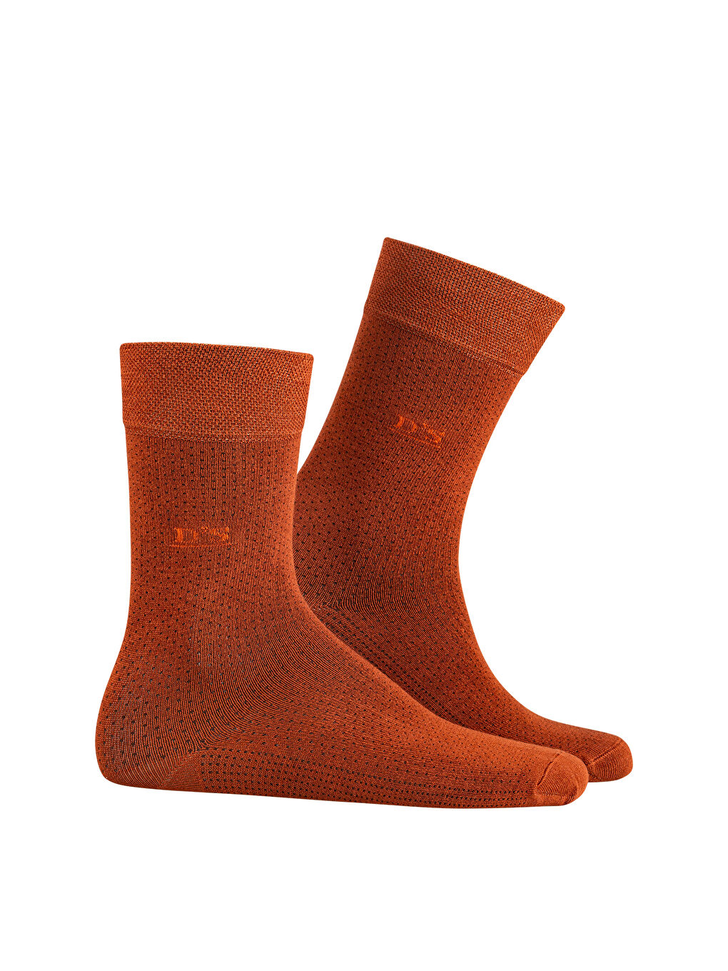 Kahverengi Erkek Bambu Çorap 4'Lü KİREMİT-3