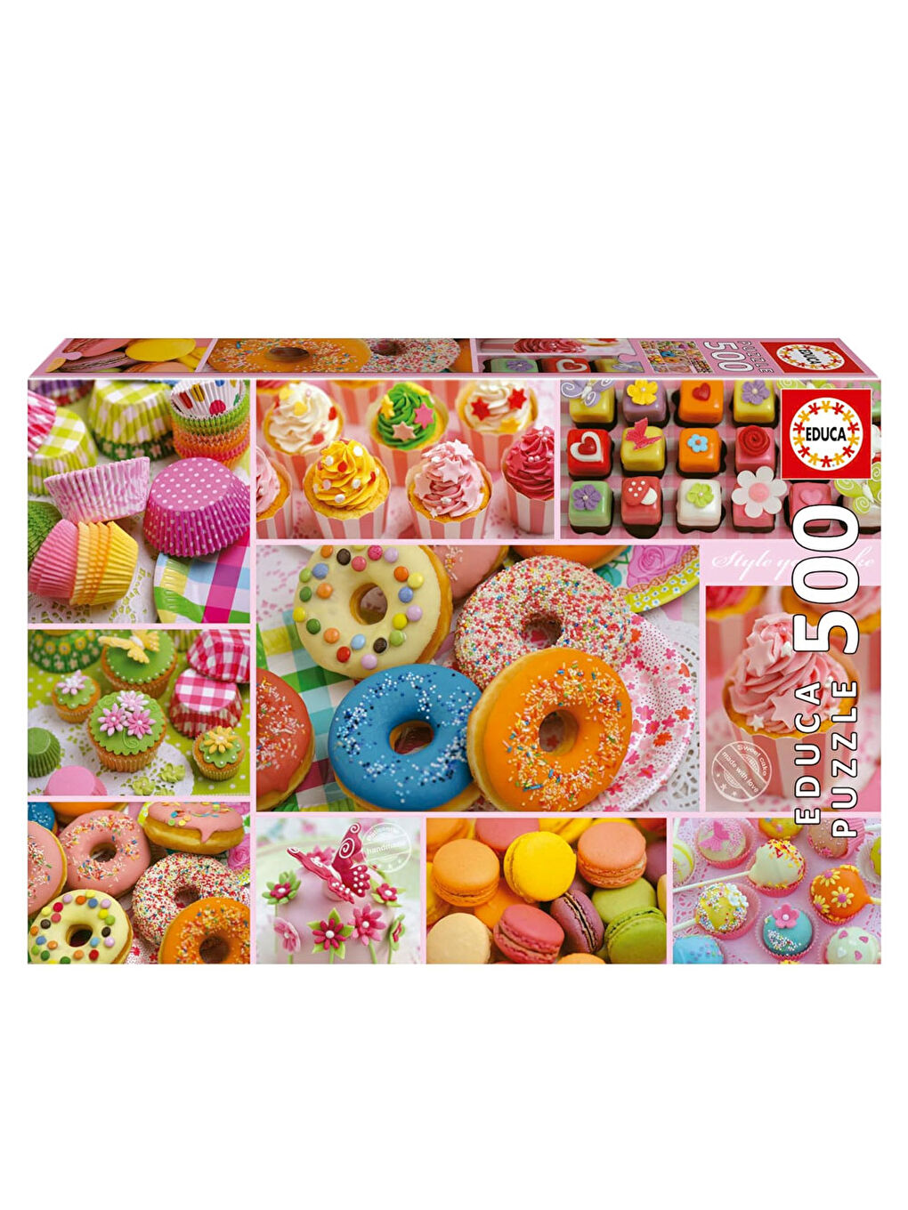 Puzzle 500 Parça Tatlı Parti Kolajı 19904