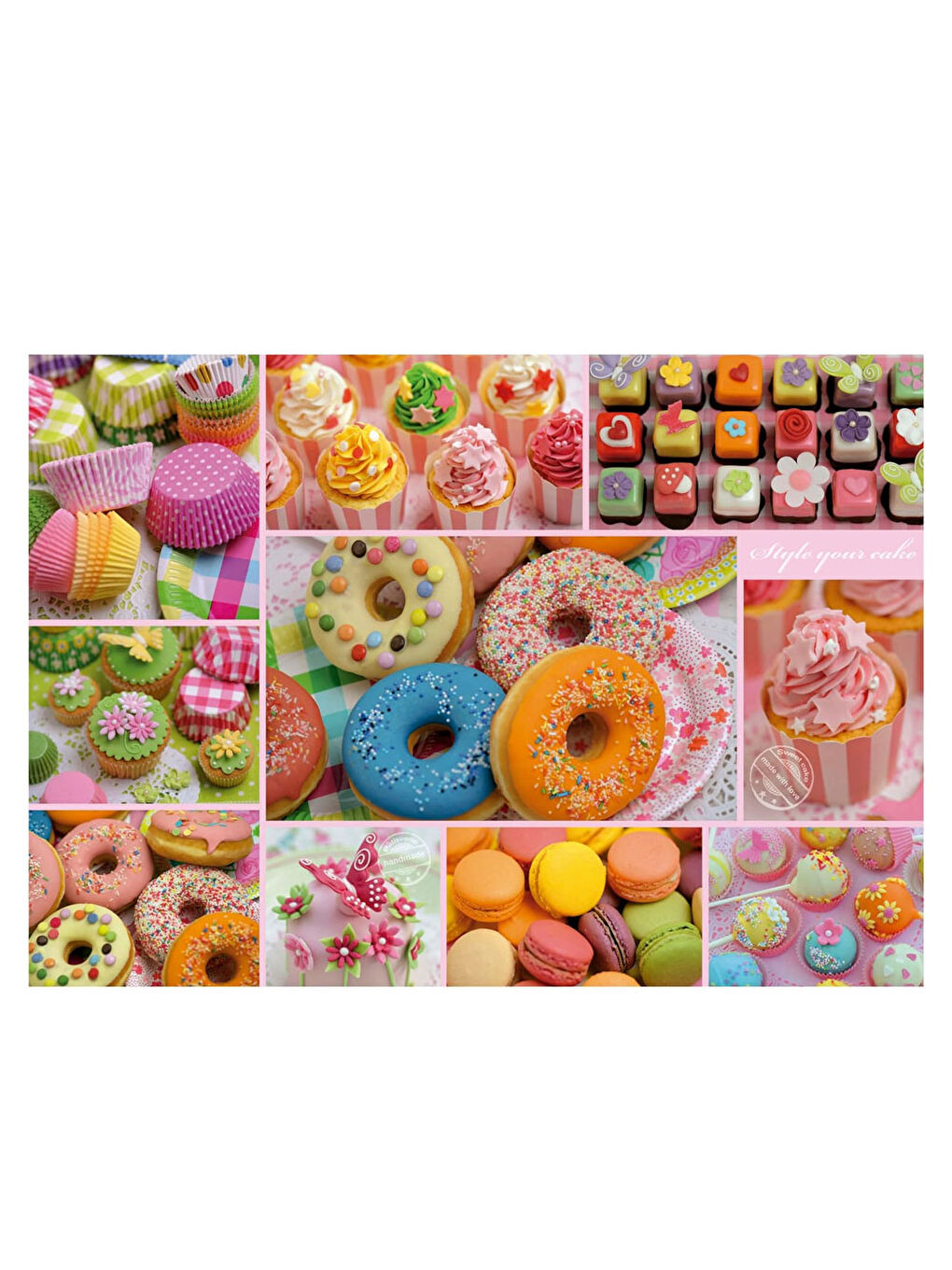 Puzzle 500 Parça Tatlı Parti Kolajı 19904-1