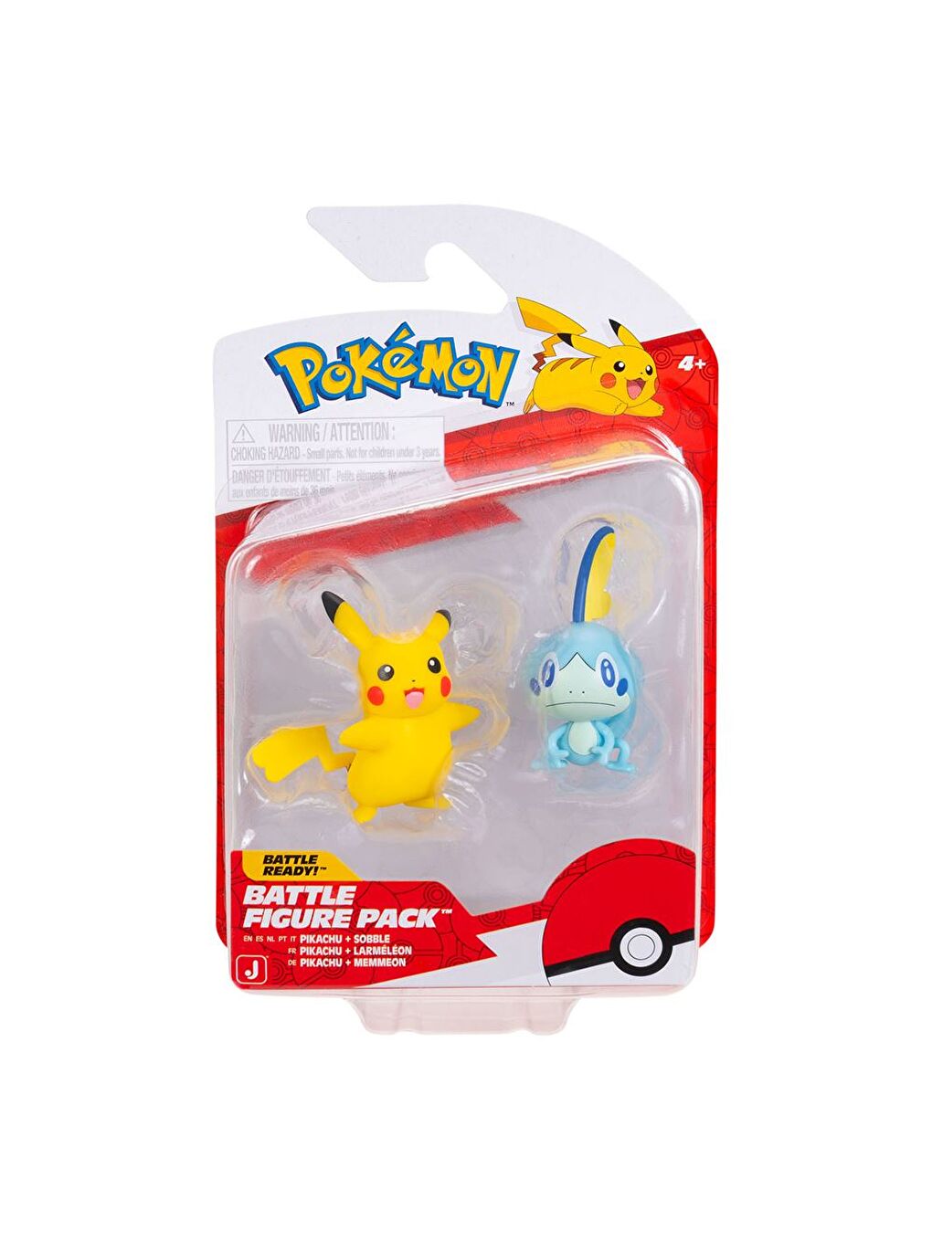 Battle 2'li Figür Seti PKW4077 - Pikachu ve Sobble-1