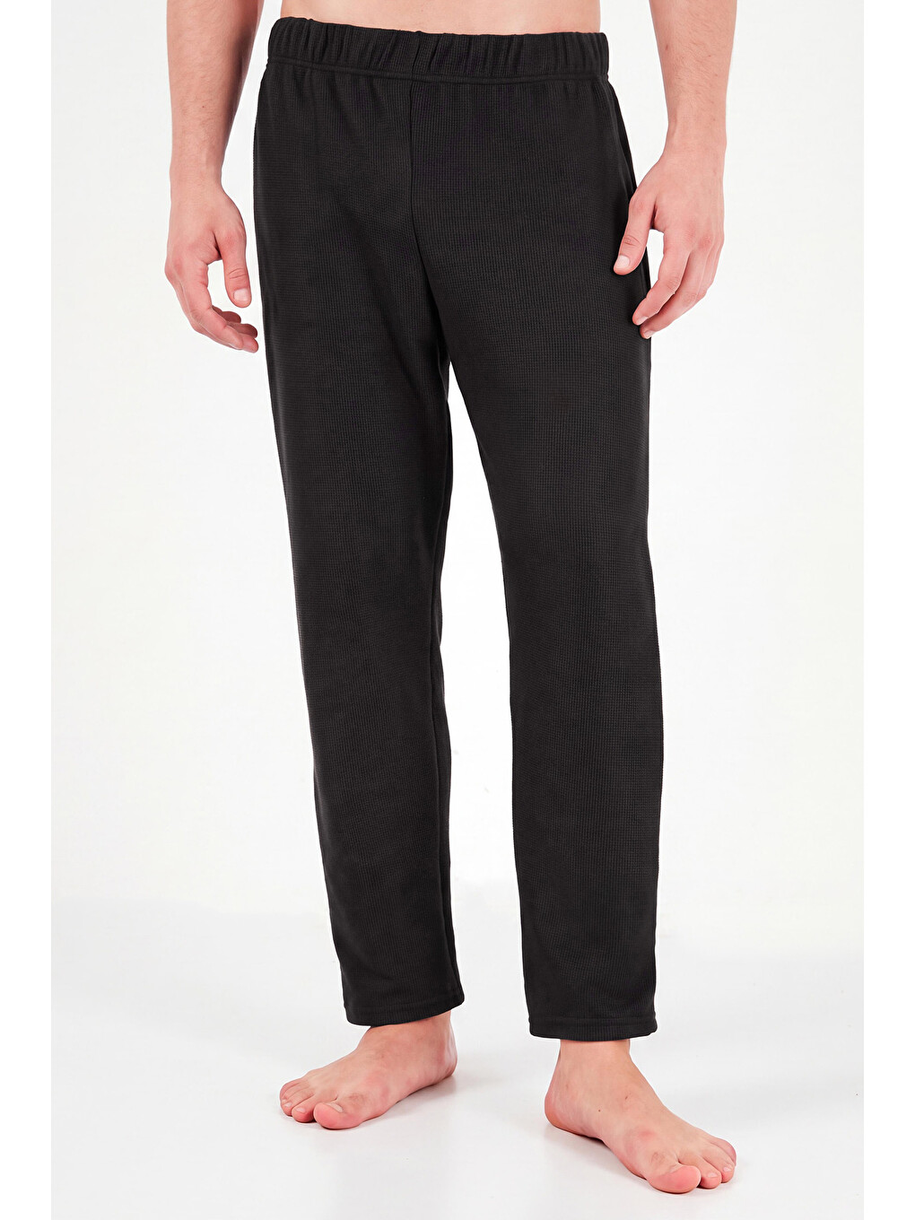 Bordo Nakışıklı Yumuşak Dokulu Bisiklet Yaka Pijama Takımı 6575010-5