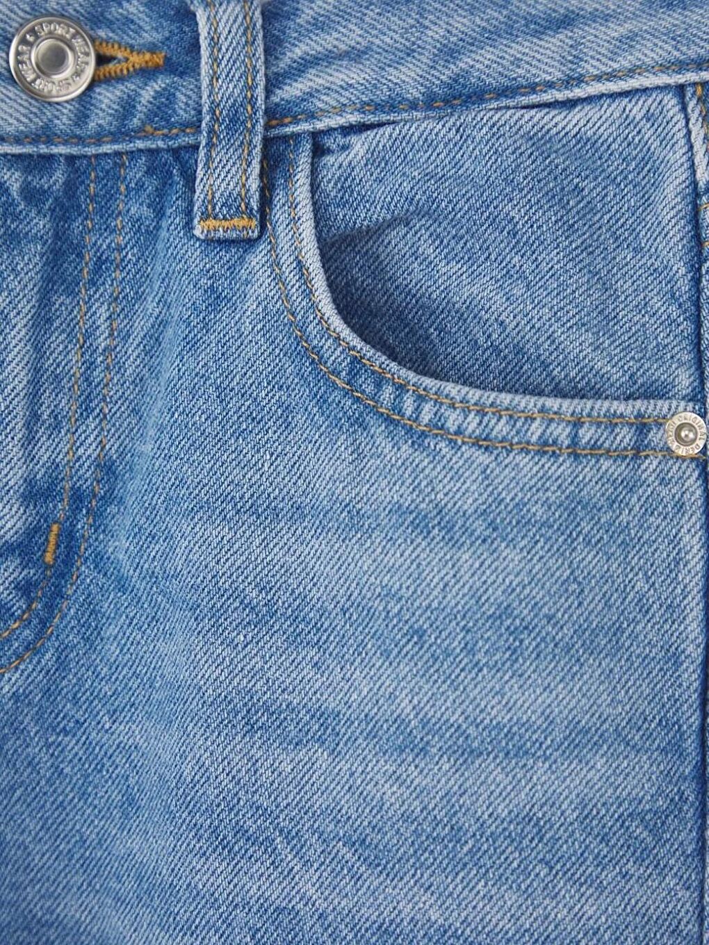 Mavi Kız Çocuk 100% Pamuk Düz Denim WideLeg Jeans-1