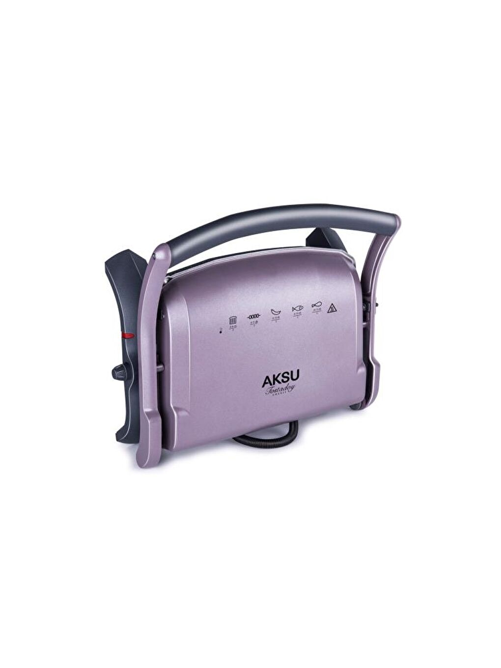 Aksu T28e Tostadoy Granit 1800W Izgara ve Tost Makinesi Violet - 1