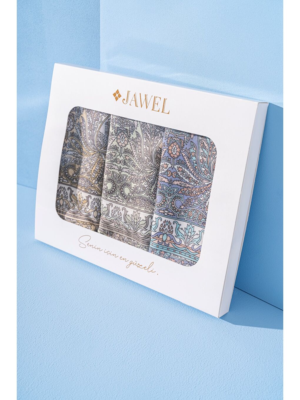 Karışık Kadın Nysa Soft Şal Paketi (Lime-Turkuaz-Yağ Yeşili)