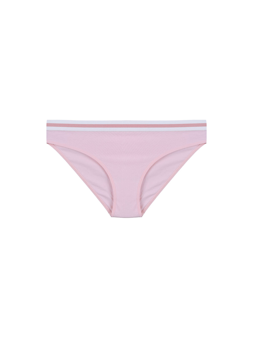 Gri Kadın Pamuklu Beli Lastikli Slip/Külot-2