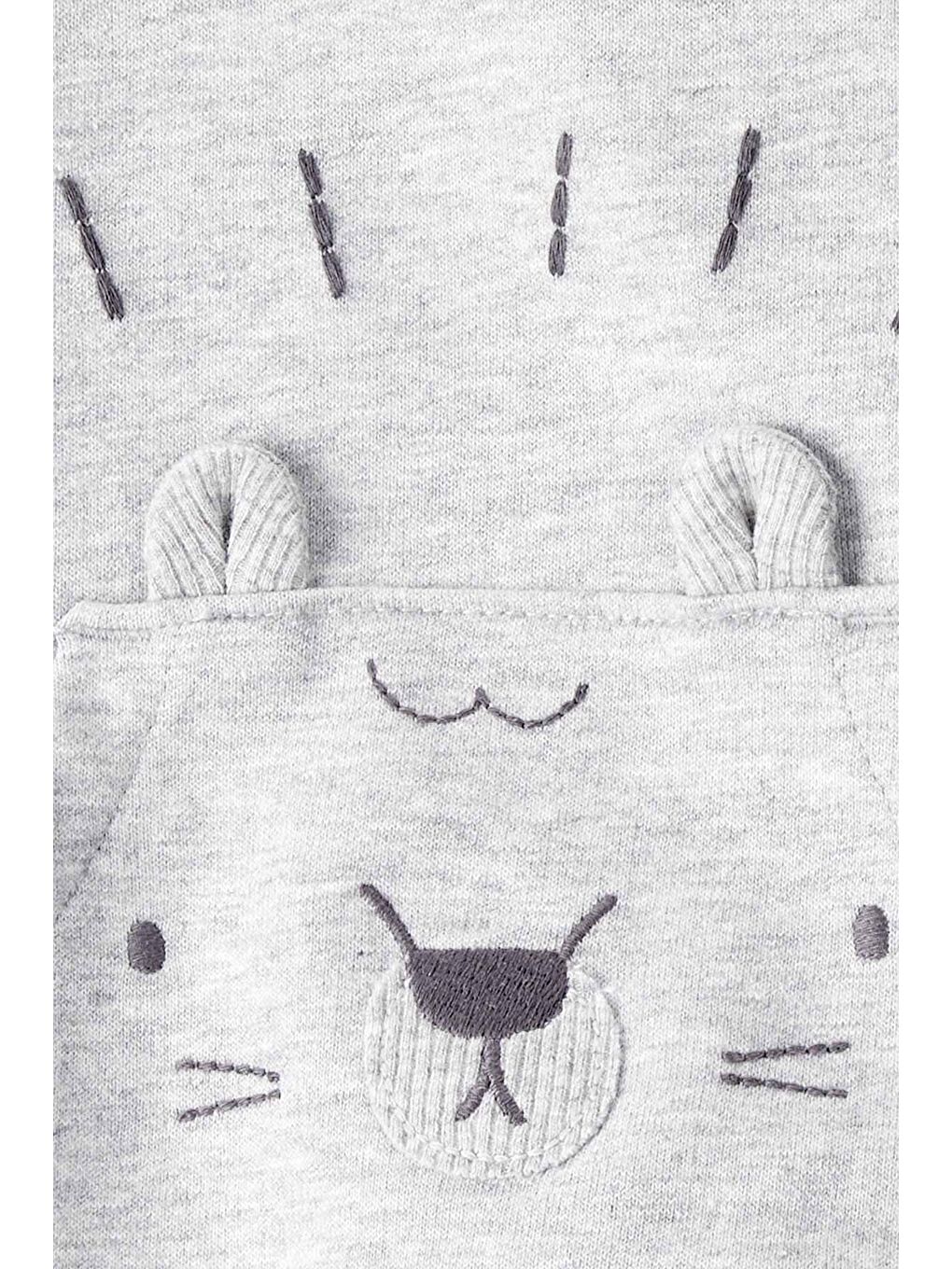 Erkek Bebek Gri 3Lü Hırkalı-2