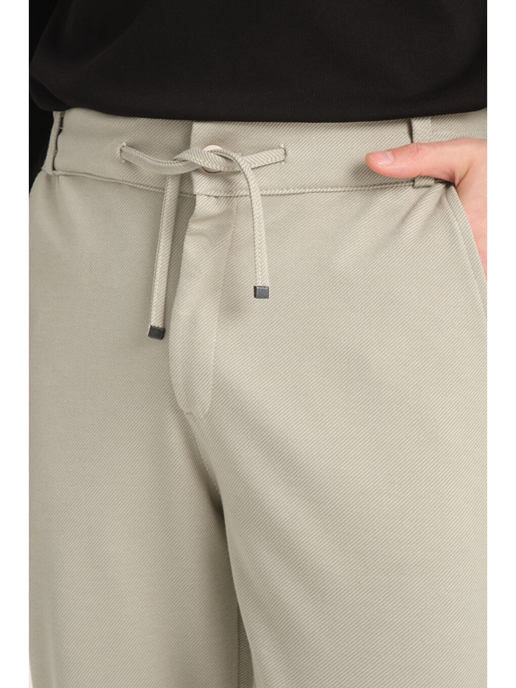 Turkuaz Duble Paça Diyagonel Erkek Pantolon 3527-2