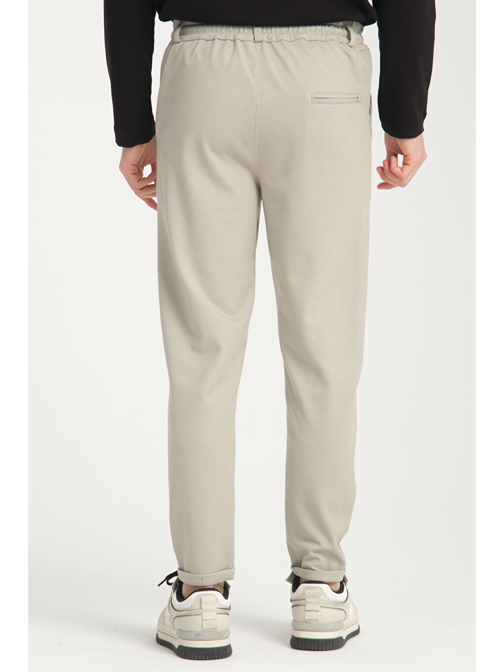 Turkuaz Duble Paça Diyagonel Erkek Pantolon 3527-3