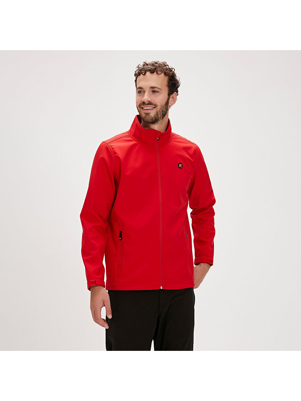 Conch Softshell Erkek Kırmızı Ceket-2