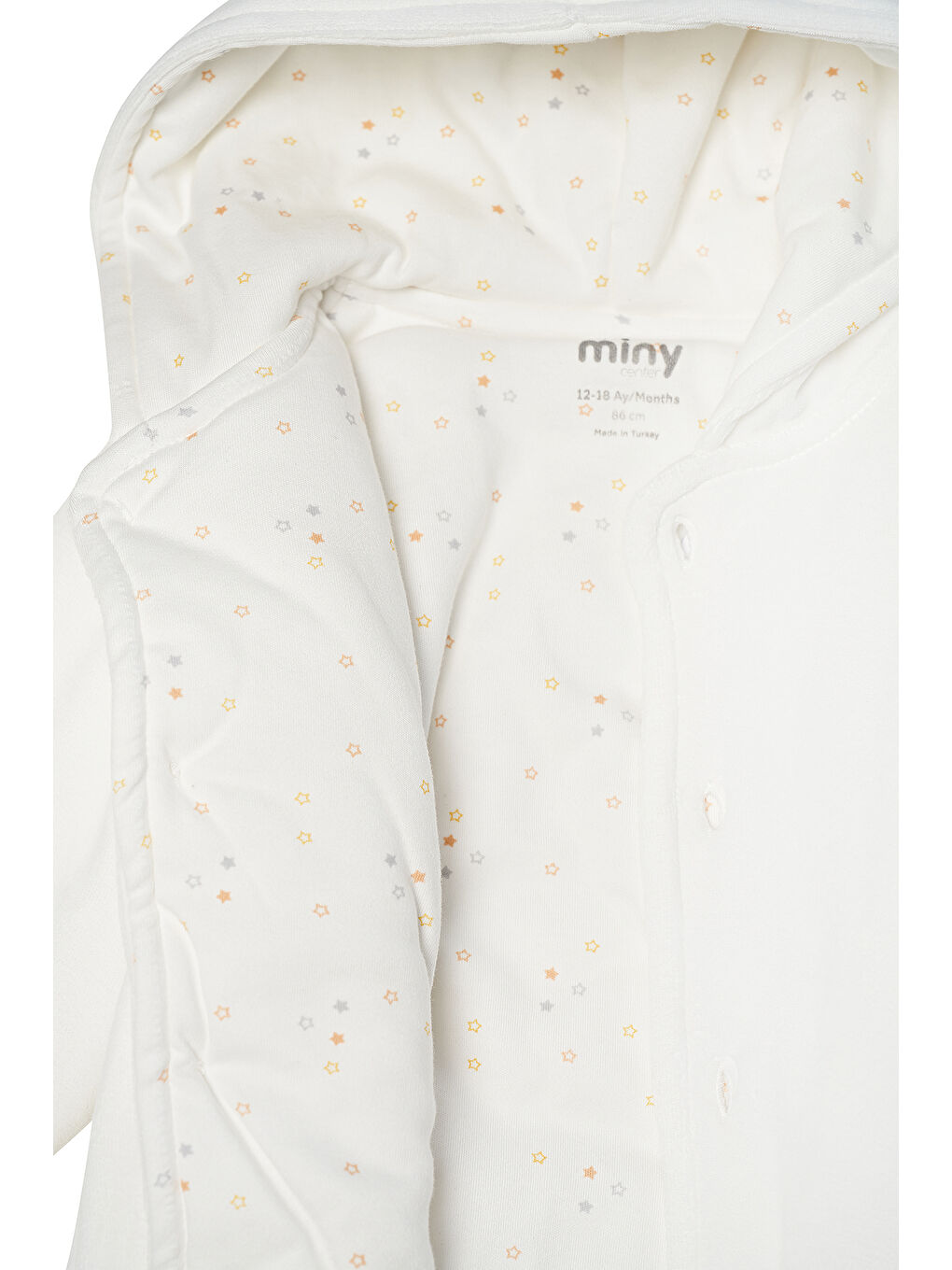 Beyaz Unisex Bebek Hırka-4