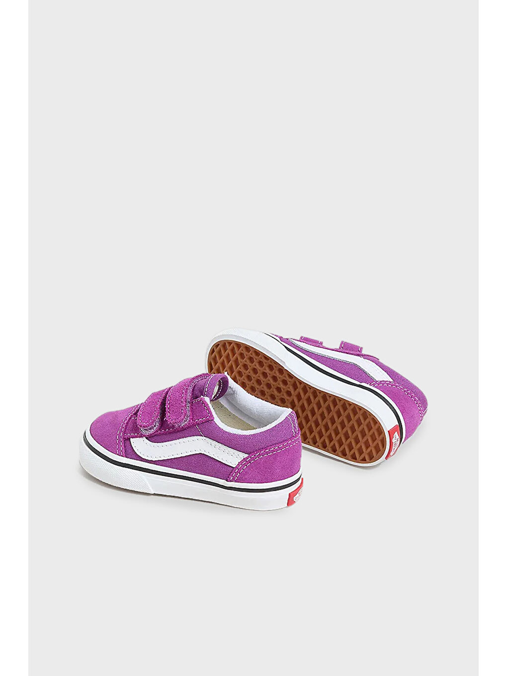 Mor Old Skool V Cırt Cırtlı Süet ve Kanvas Sneaker Ayakkabı VN000CTGE2T1-2