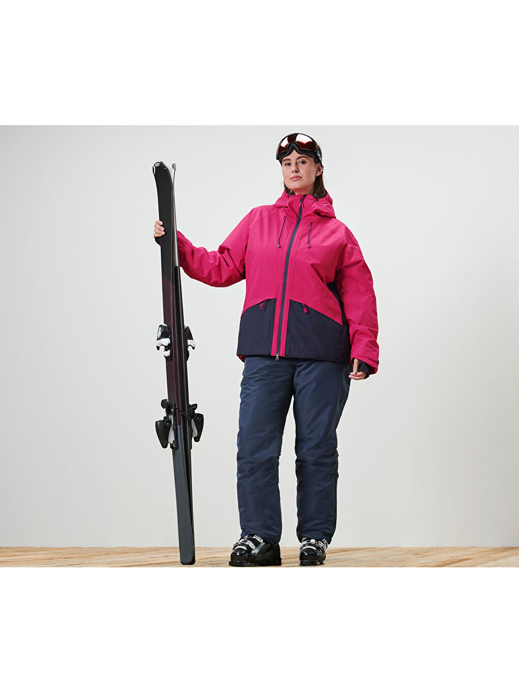 Kadın Kayak Pantolonu, Spor, Mavi-2