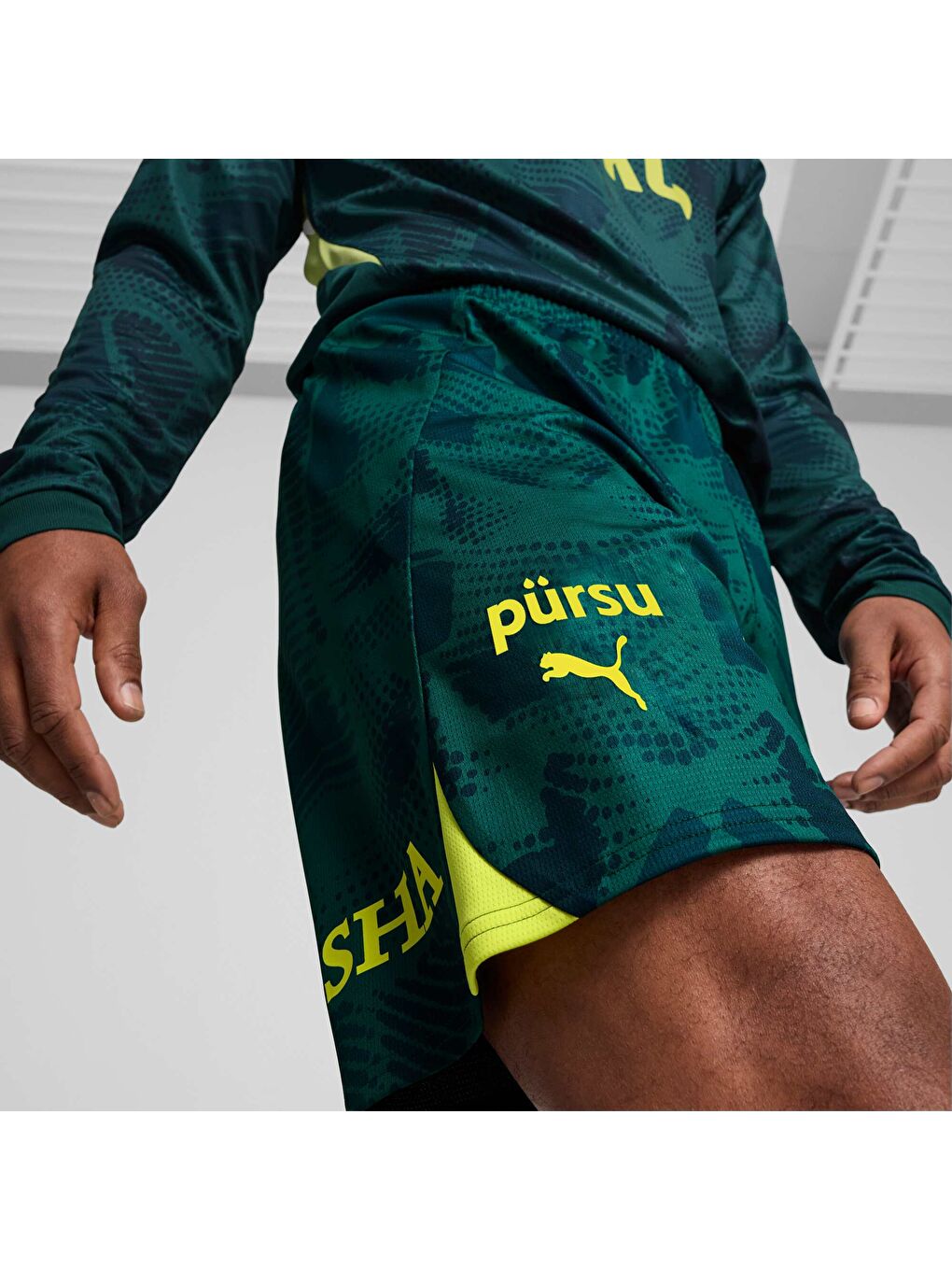 Yeşil Fenerbahçe S.K. 24/25 Erkek Kaleci Şort-4