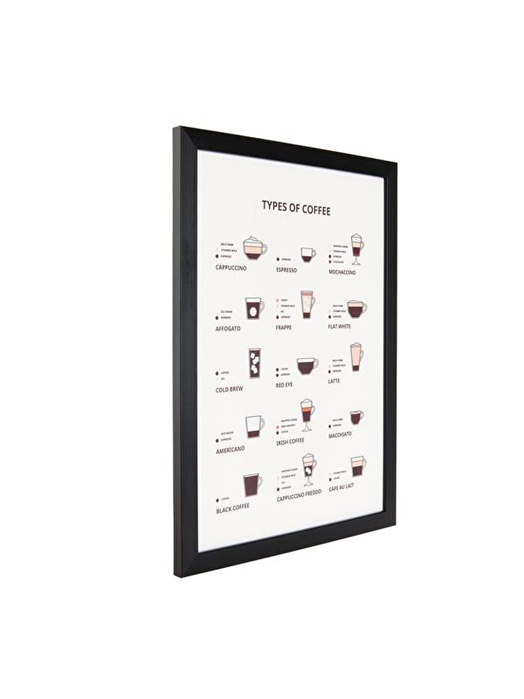 Deco Time Of Coffee Pano - Beyaz - 30x40 cm-2